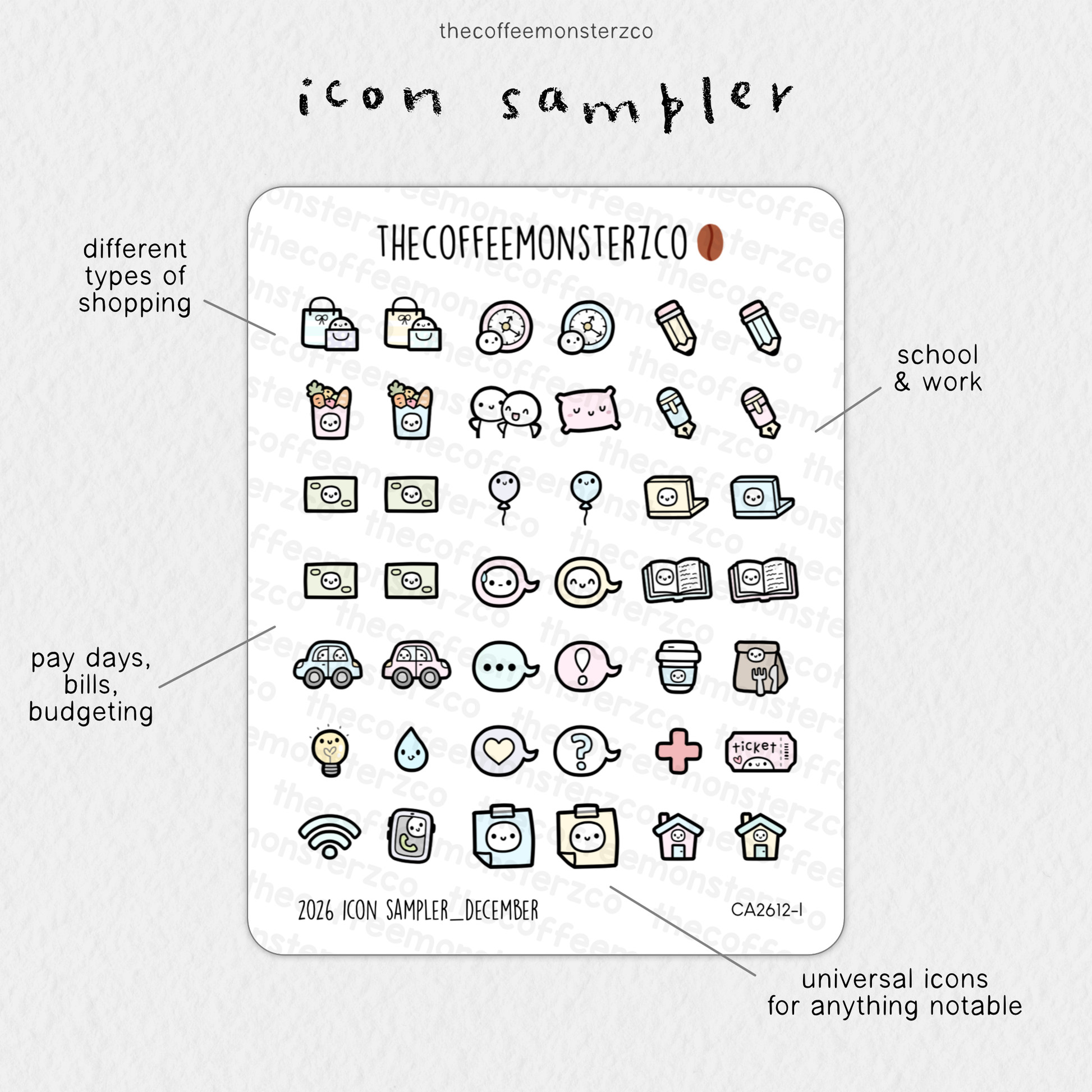 2026 Icon Sampler