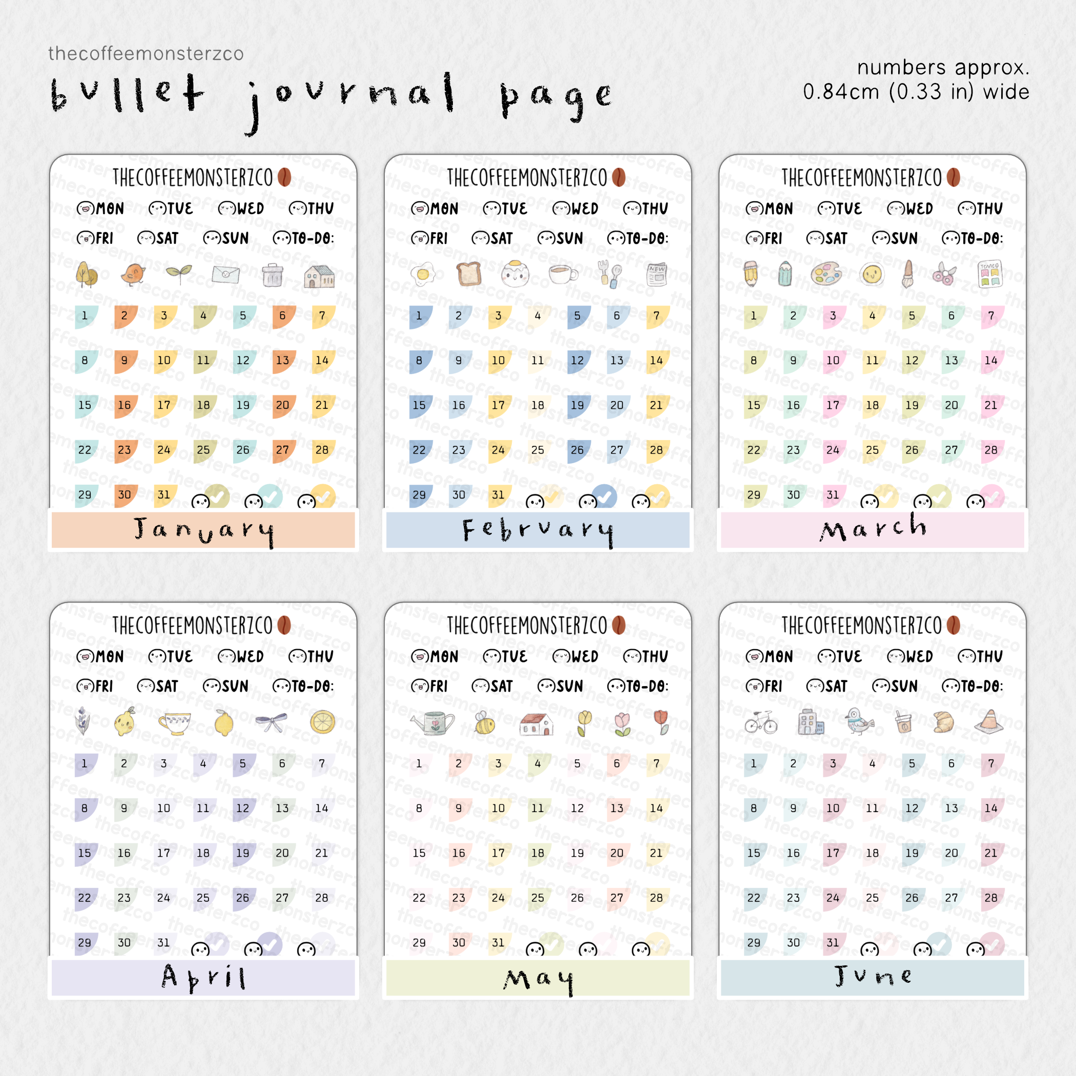 2026 Bullet Journal Page