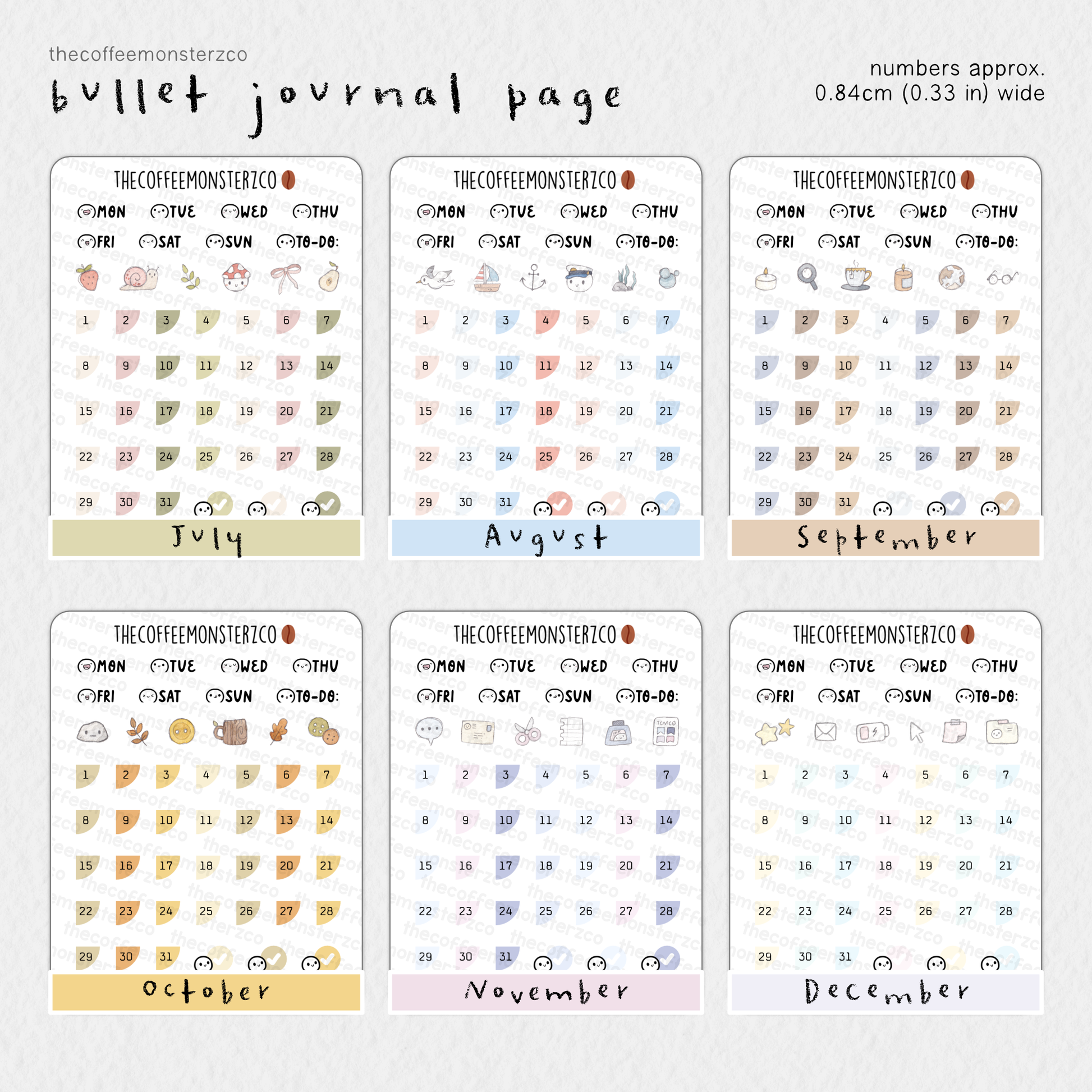 2026 Bullet Journal Page