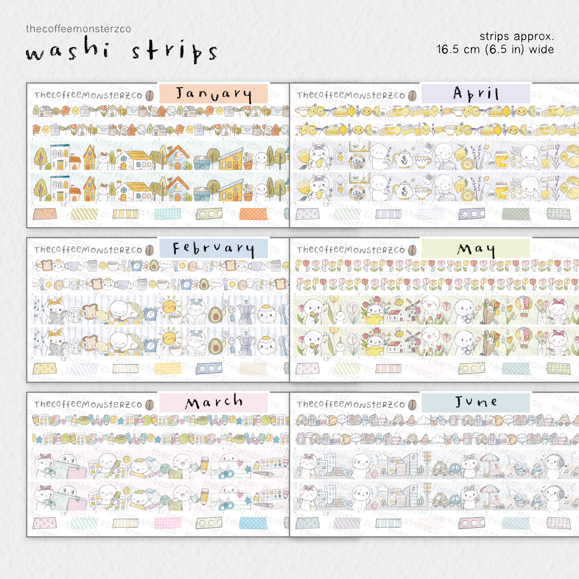 2026 Coordinating Washi Strips