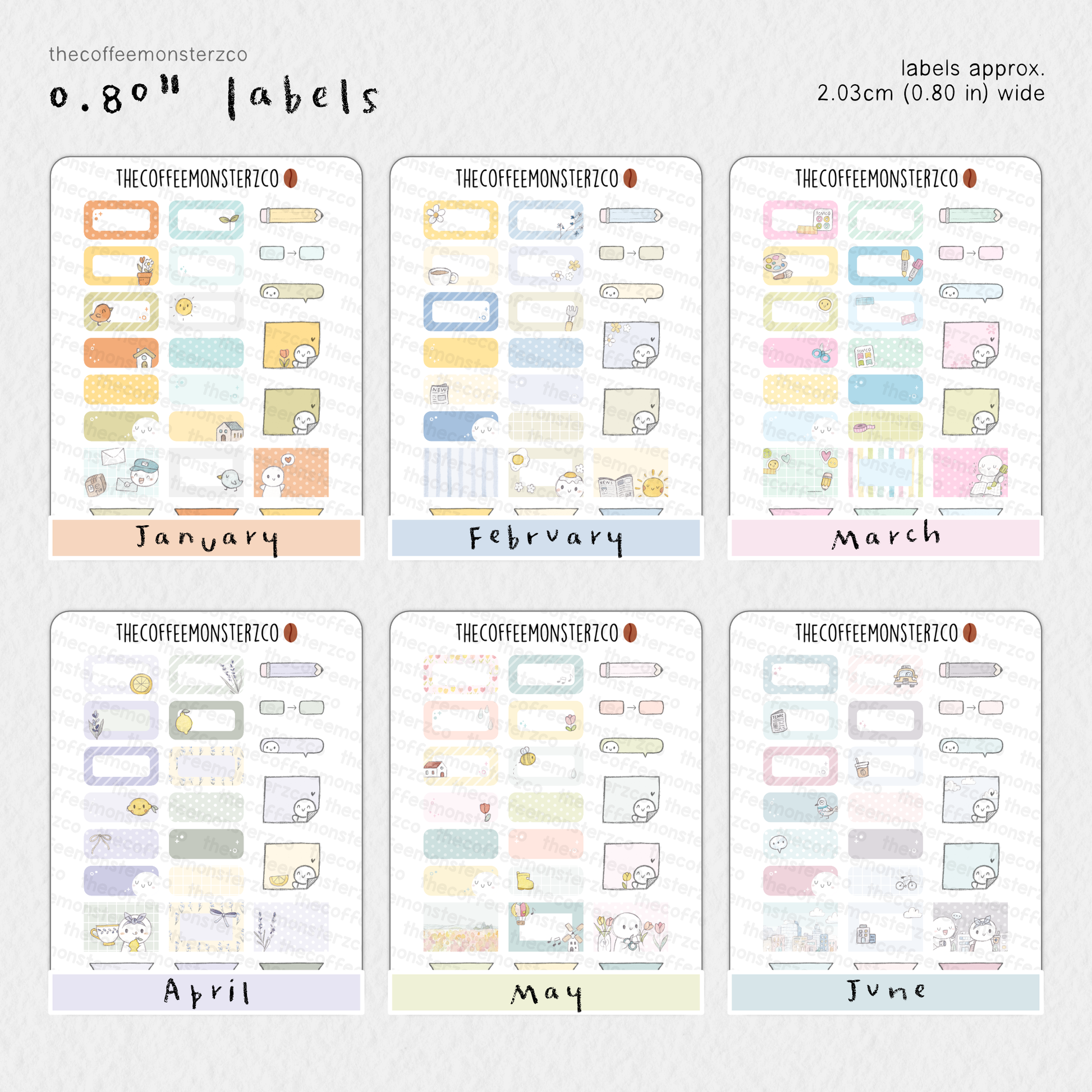 2026 0.80" Labels
