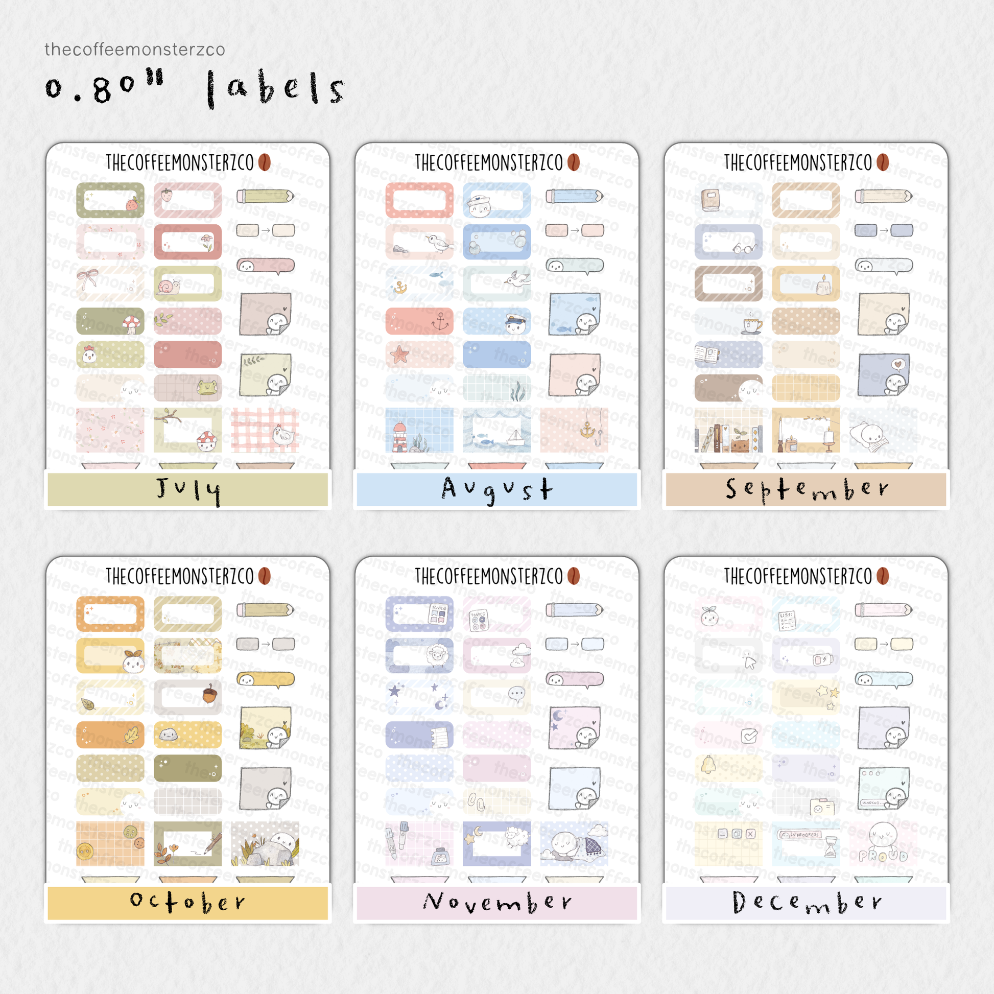 2026 0.80" Labels