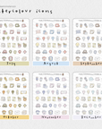 2026 Watercolour Icons