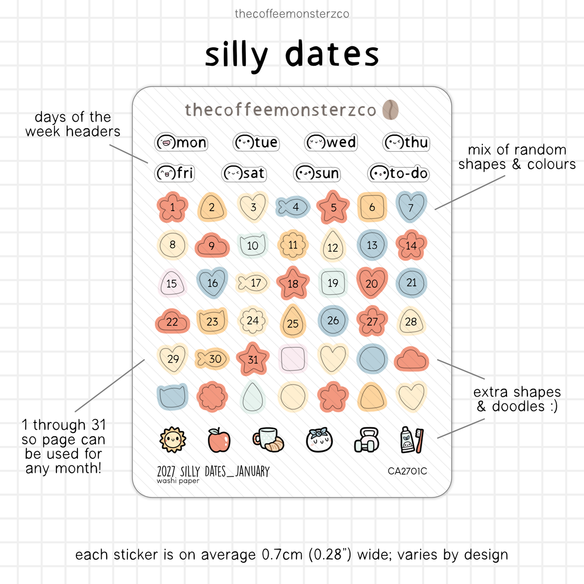 2027 Silly Dates