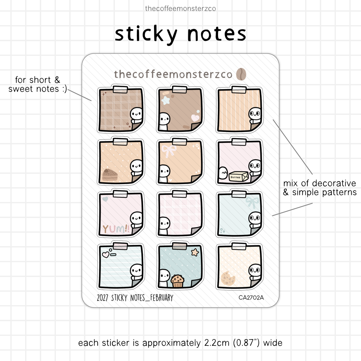 2027 Sticky Notes