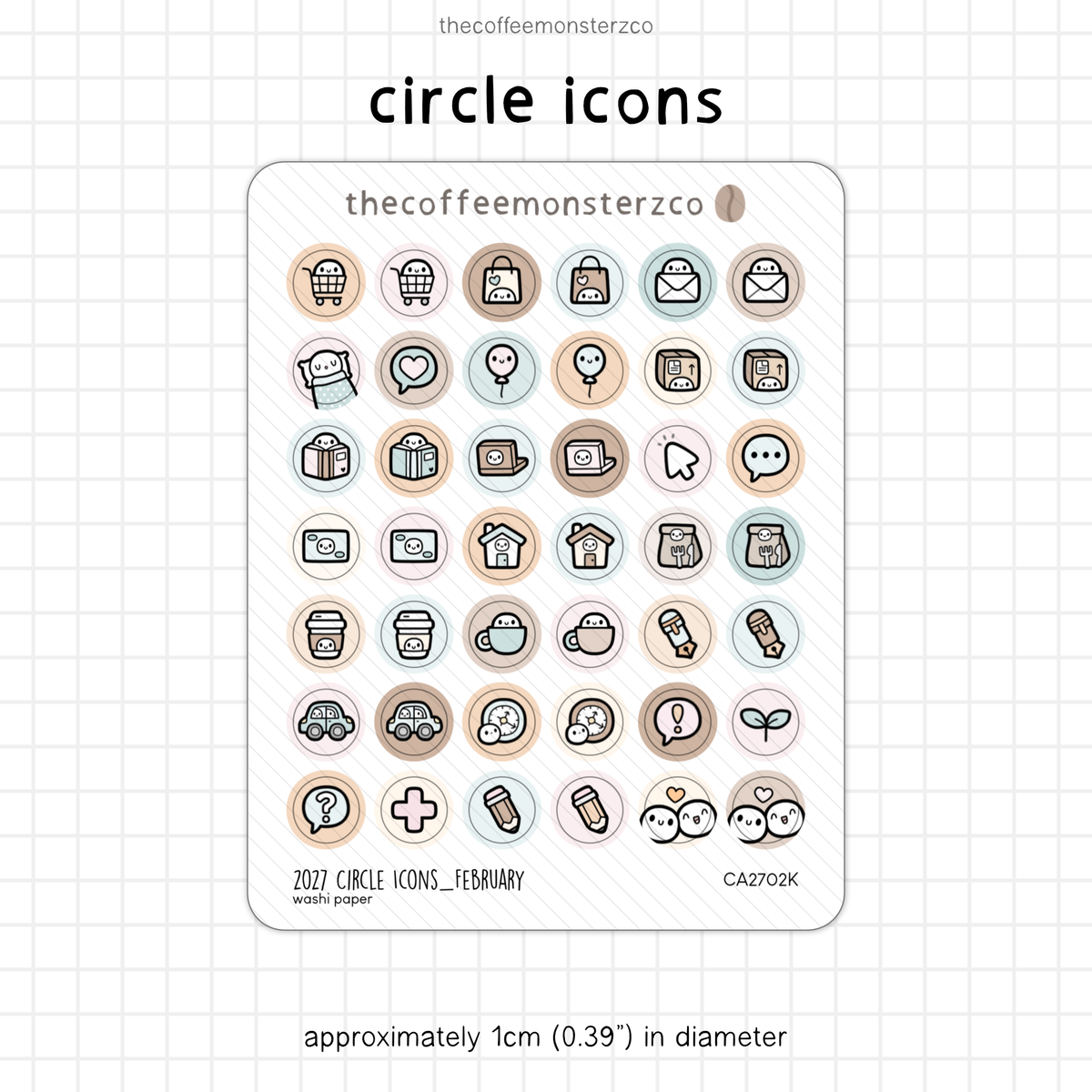 2027 Circle Icons