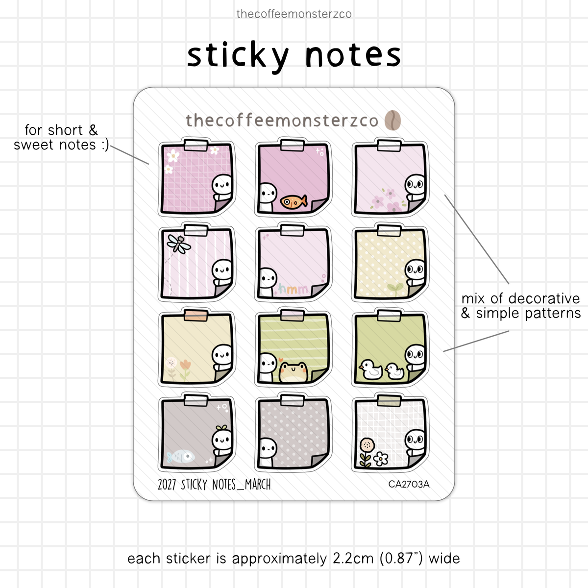 2027 Sticky Notes