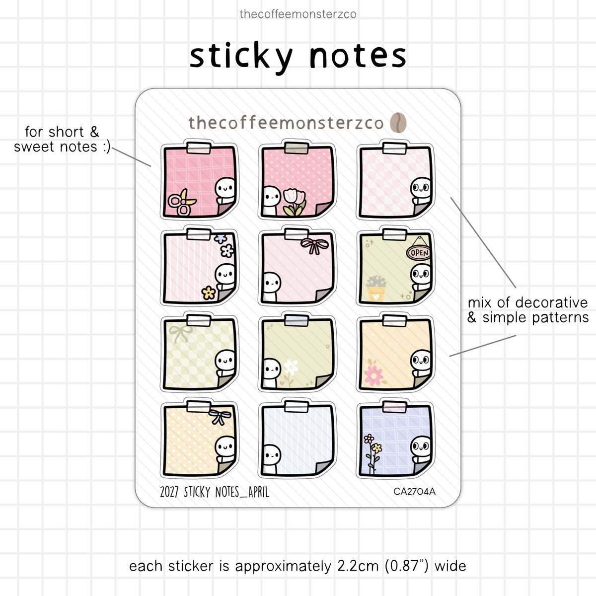 2027 Sticky Notes