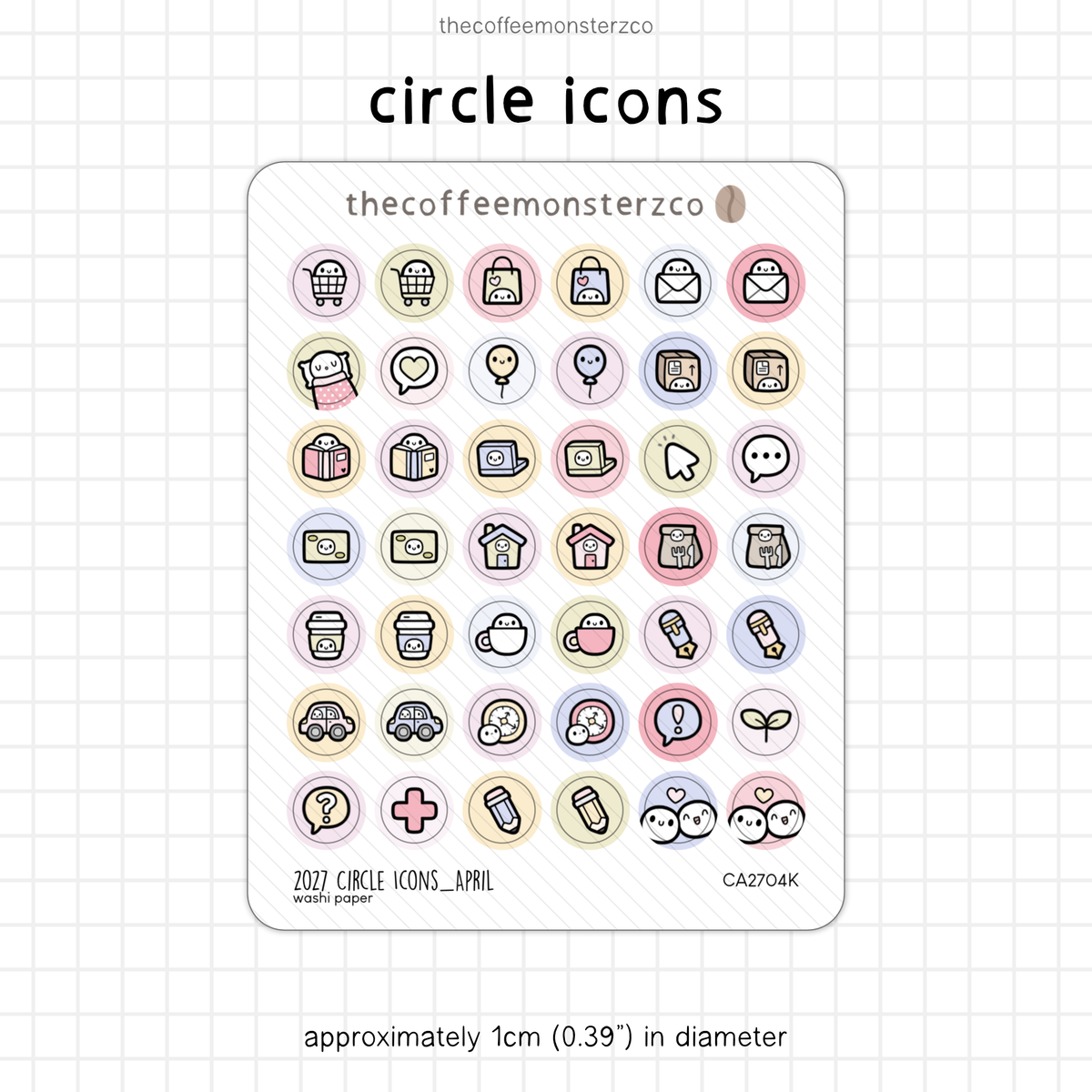 2027 Circle Icons