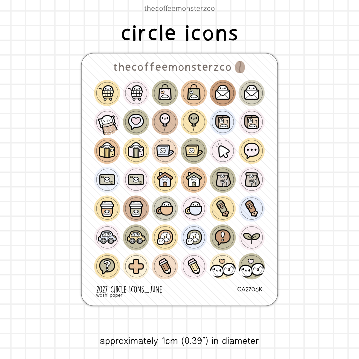 2027 Circle Icons
