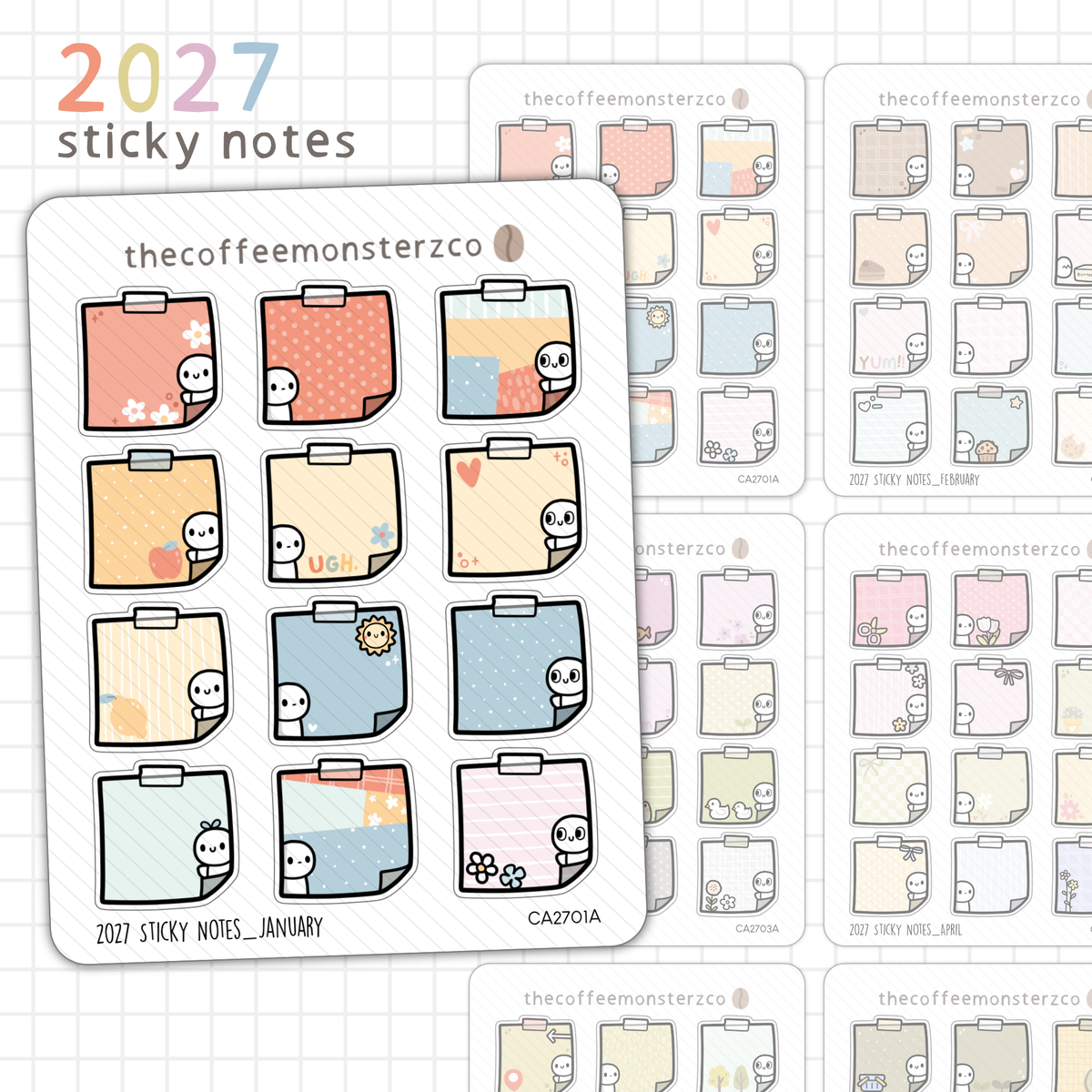 2027 Sticky Notes