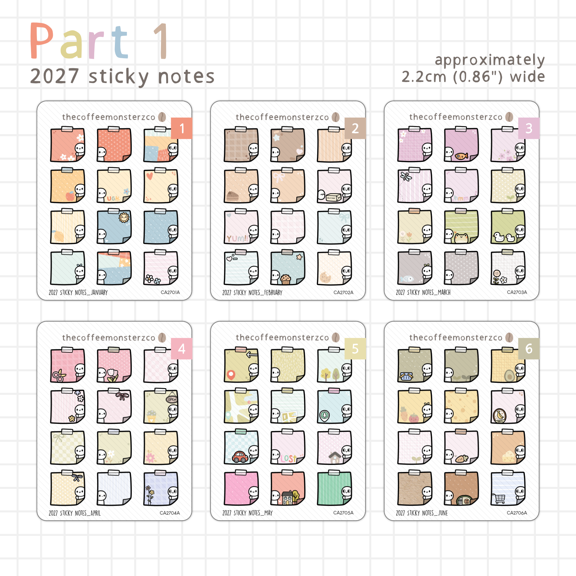 2027 Sticky Notes