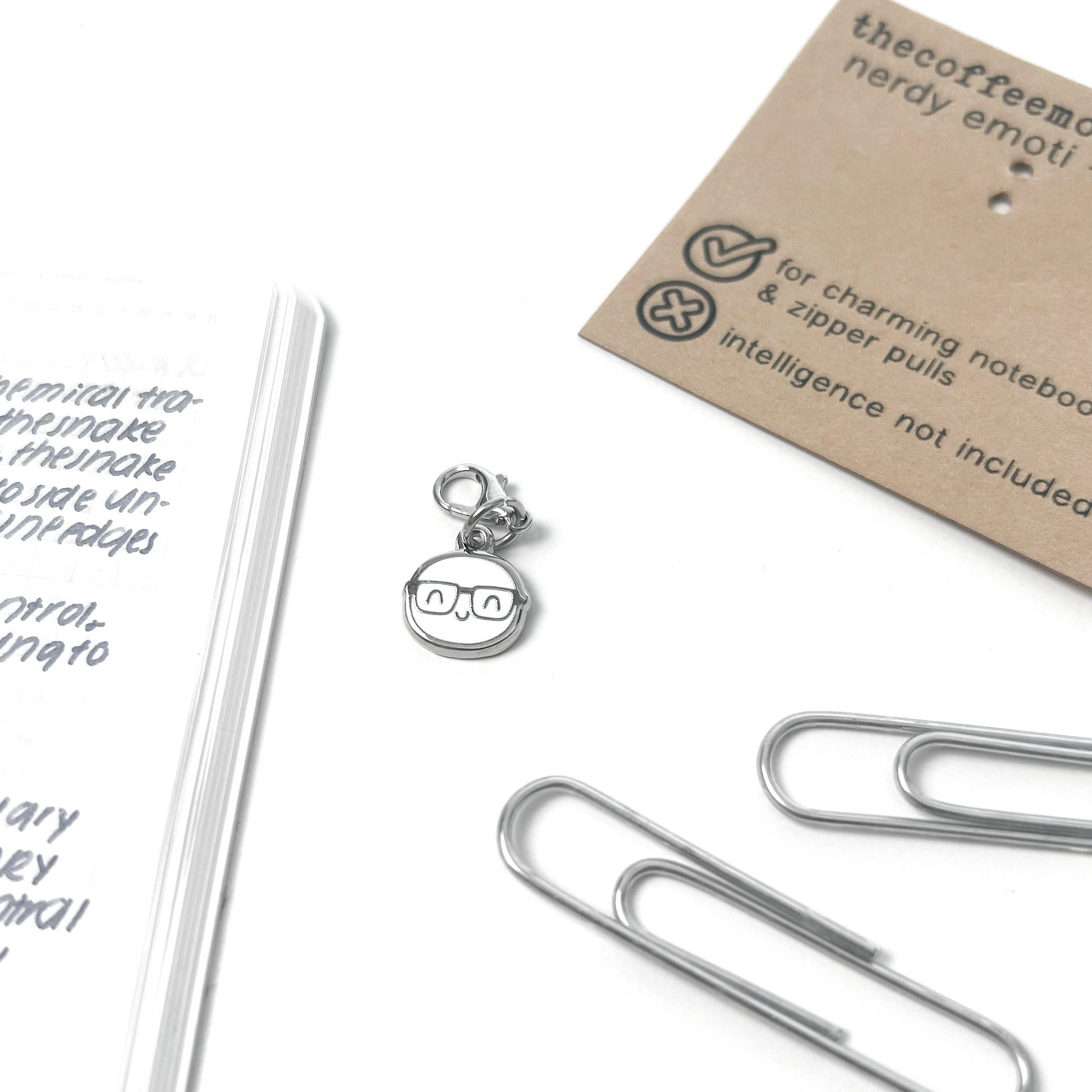 Nerdy Emoti - Lobster Clasp Charm