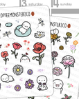 2024 Large Birth Flower Doodles Part 2 (washi paper)