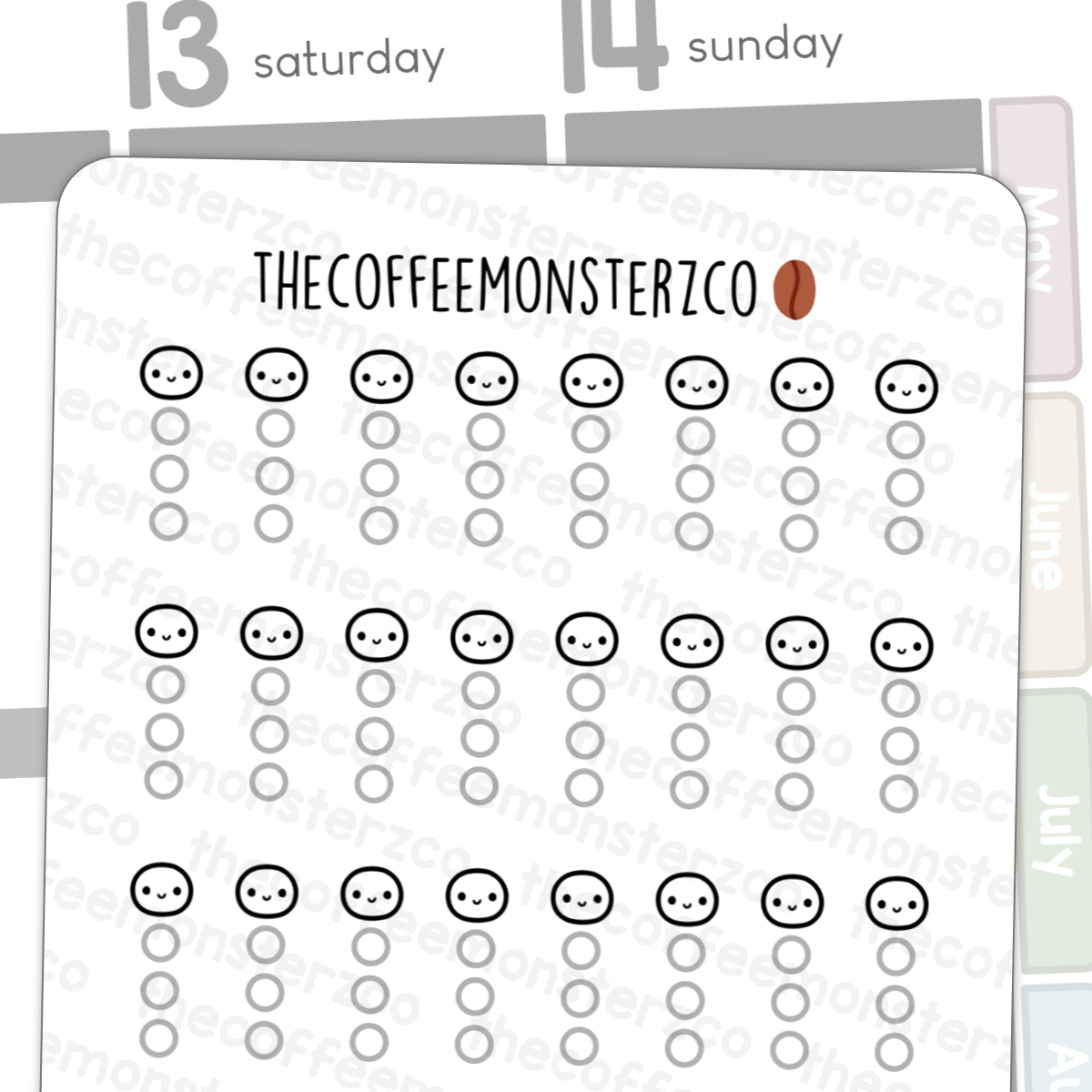 Circle Emotis Checklists