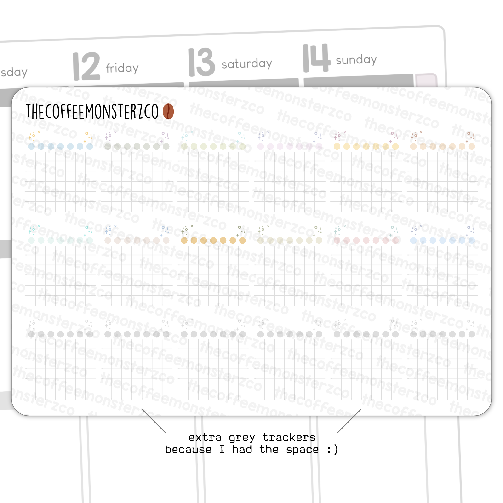 2025 Small Monthly Habit Tracker