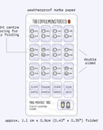 Mini Monthly Tabs - Emotis