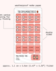 Mini Monthly Tabs - Emotis