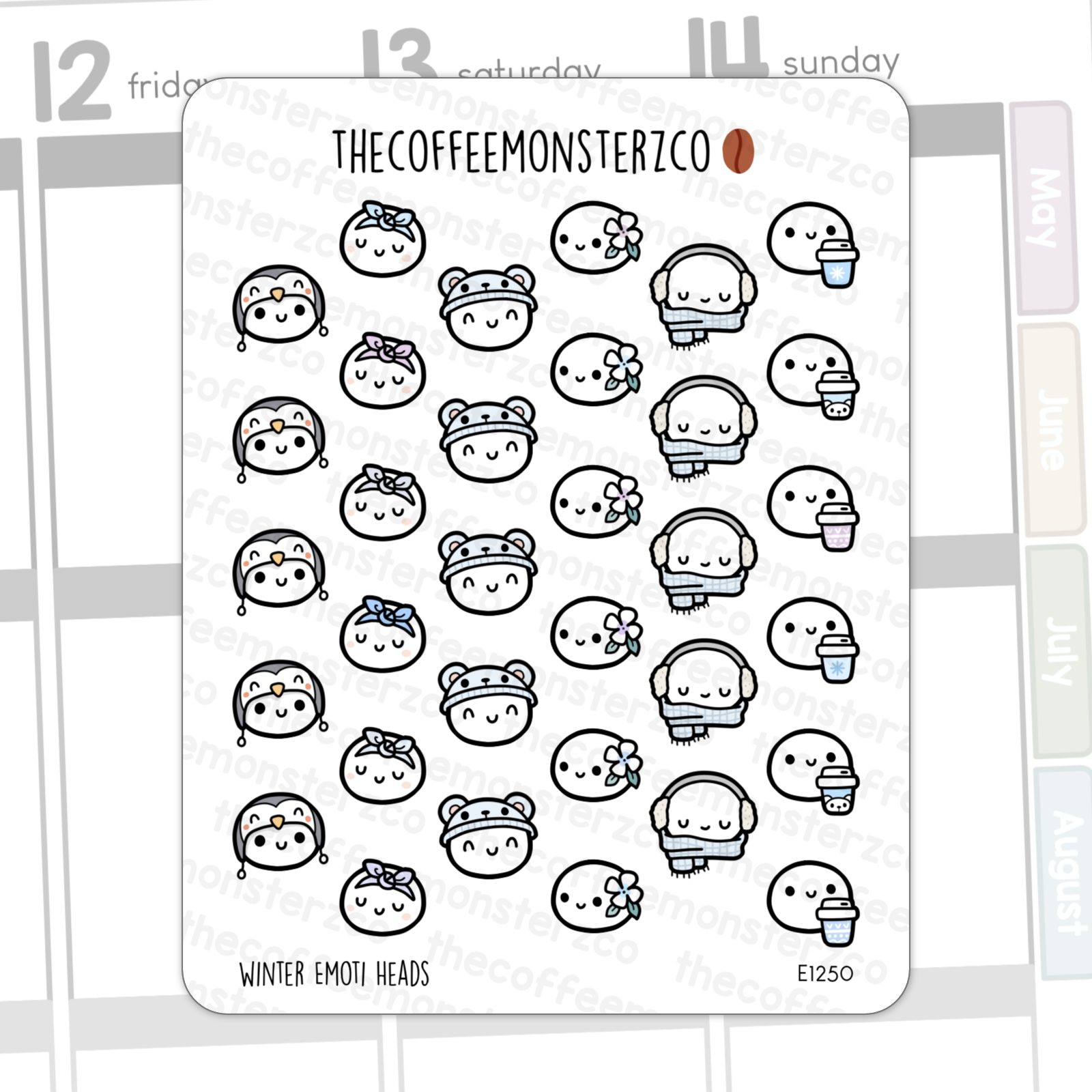 Winter Emoti Heads