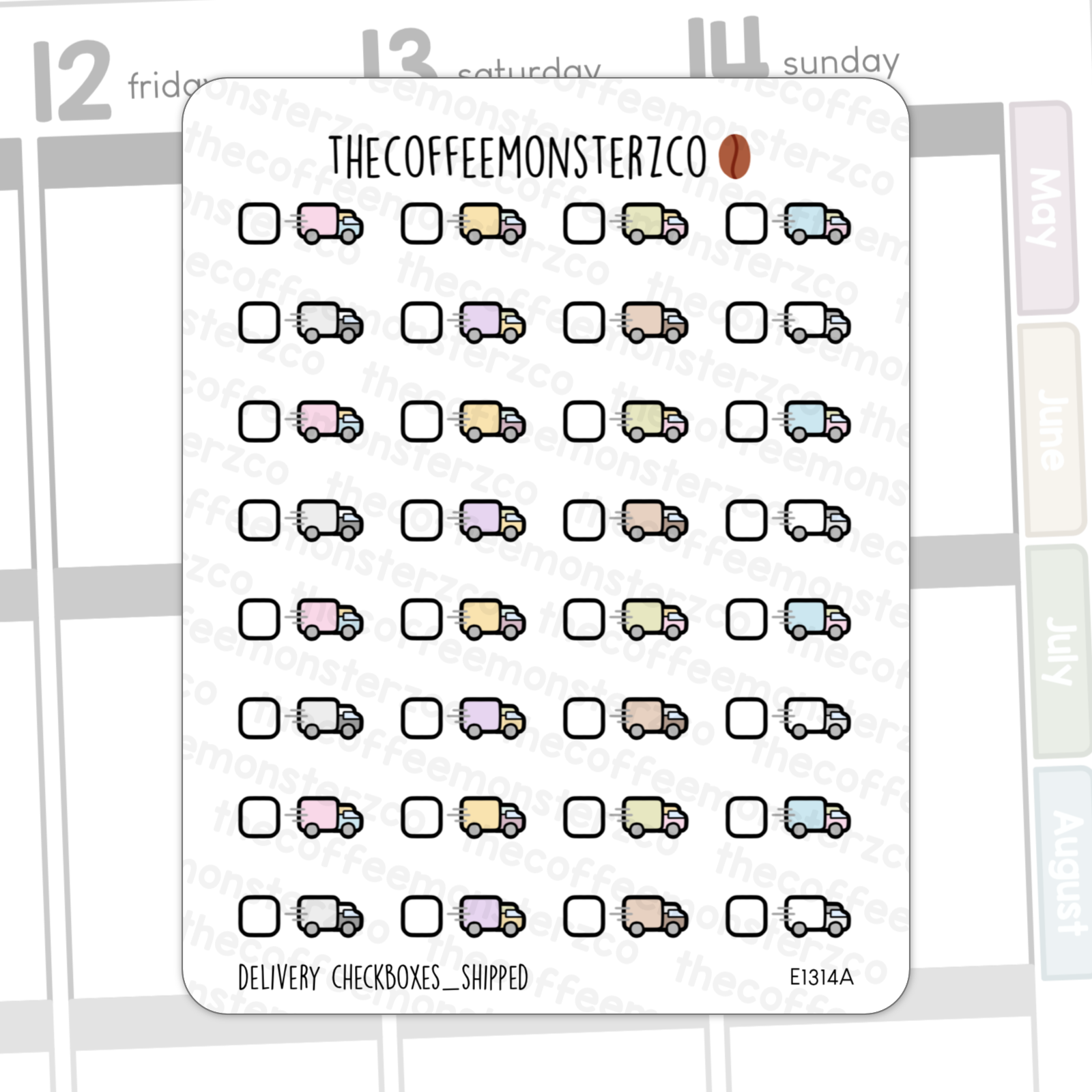 Delivery Checkboxes