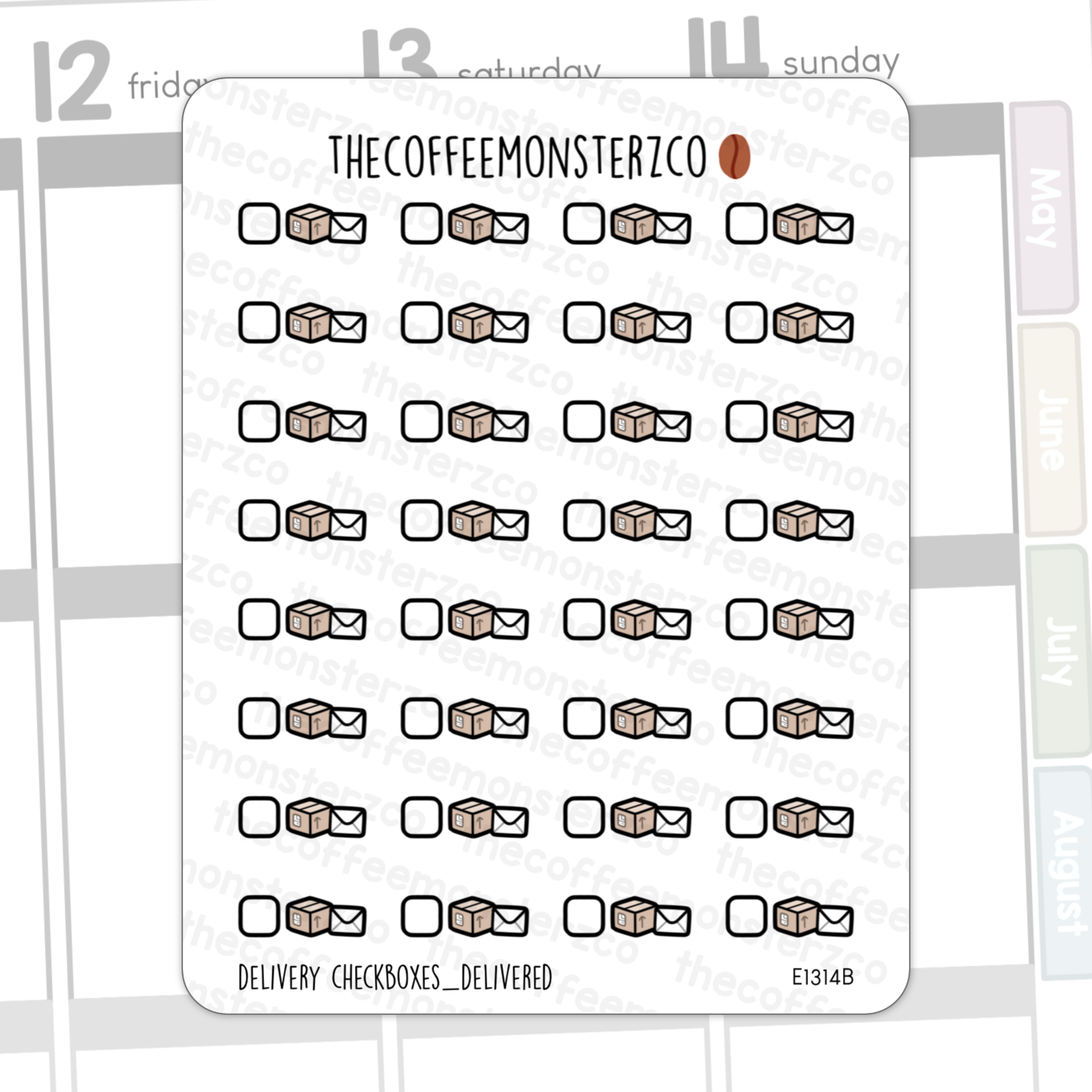 Delivery Checkboxes