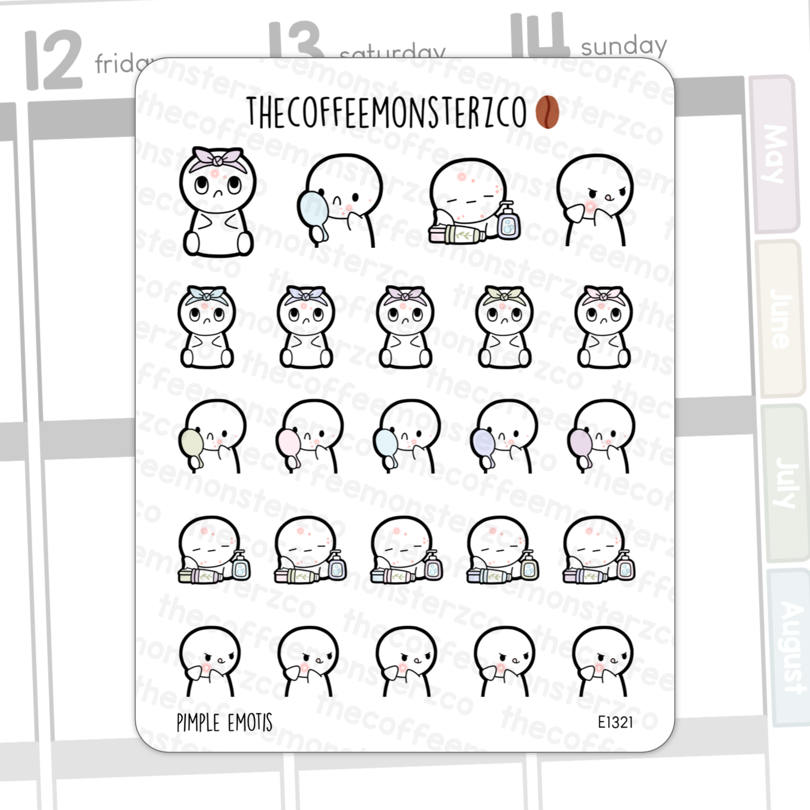 Pimple Emotis