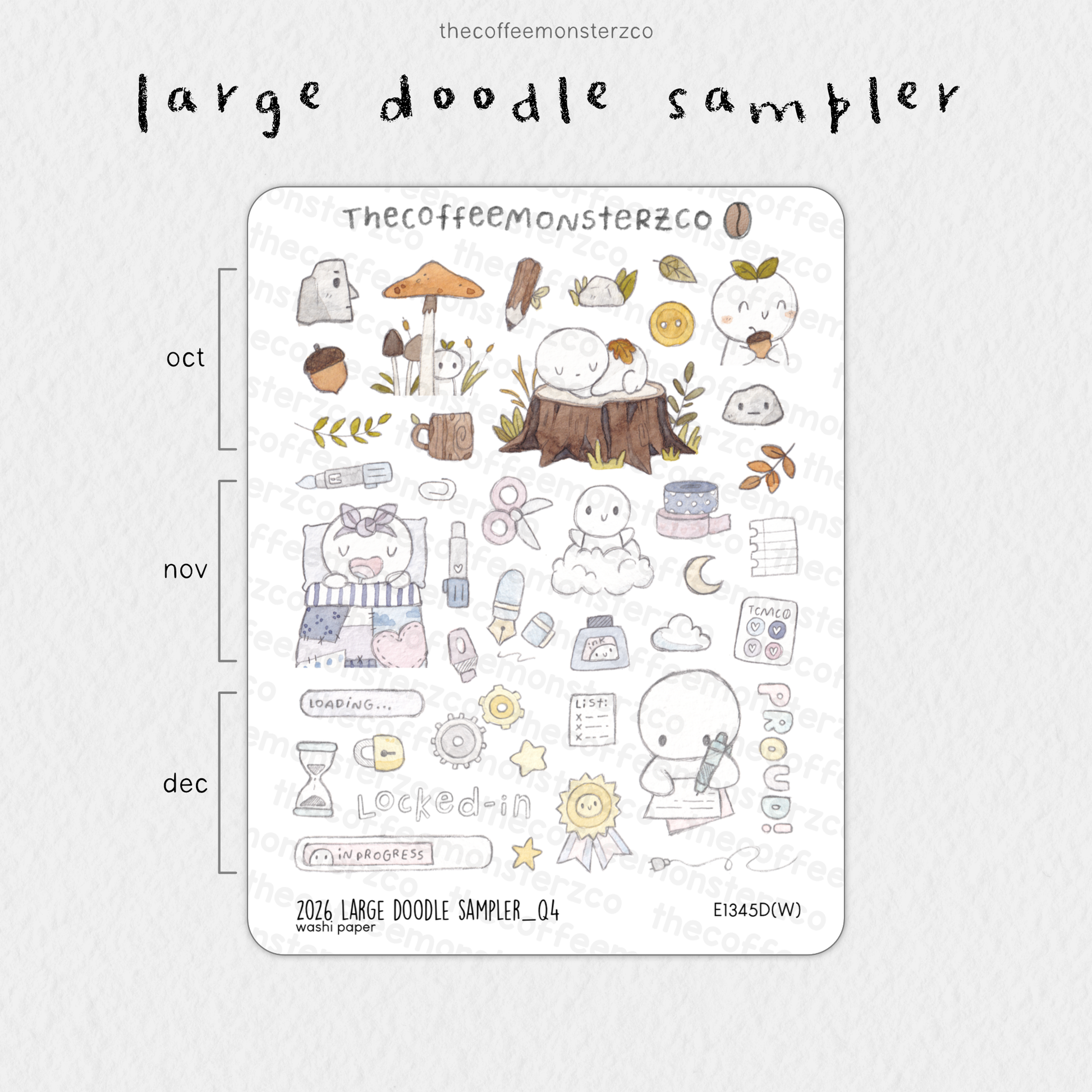 2026 Large Doodle Sampler