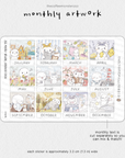 2026 Hobonichi Cousin Monthly Artwork Boxes