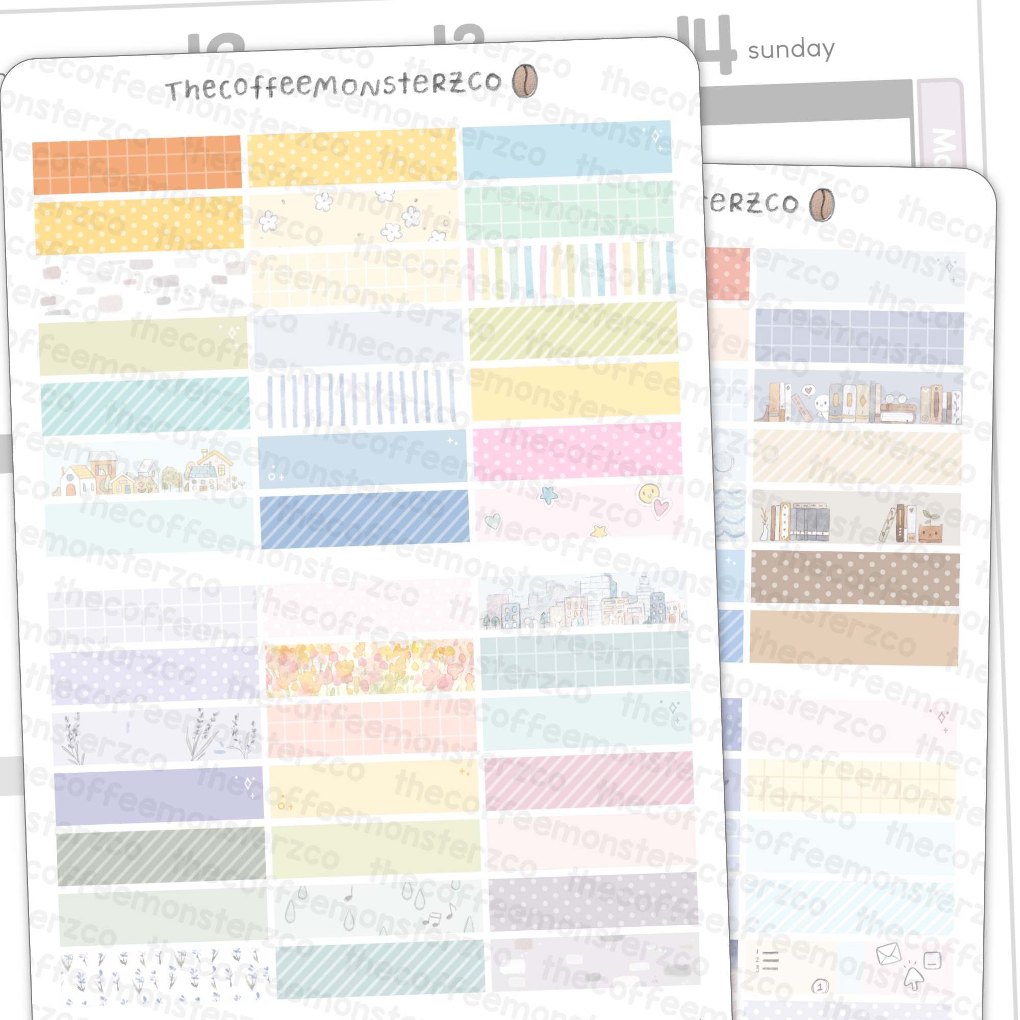 2026 Hobonichi Cousin Pattern Strips