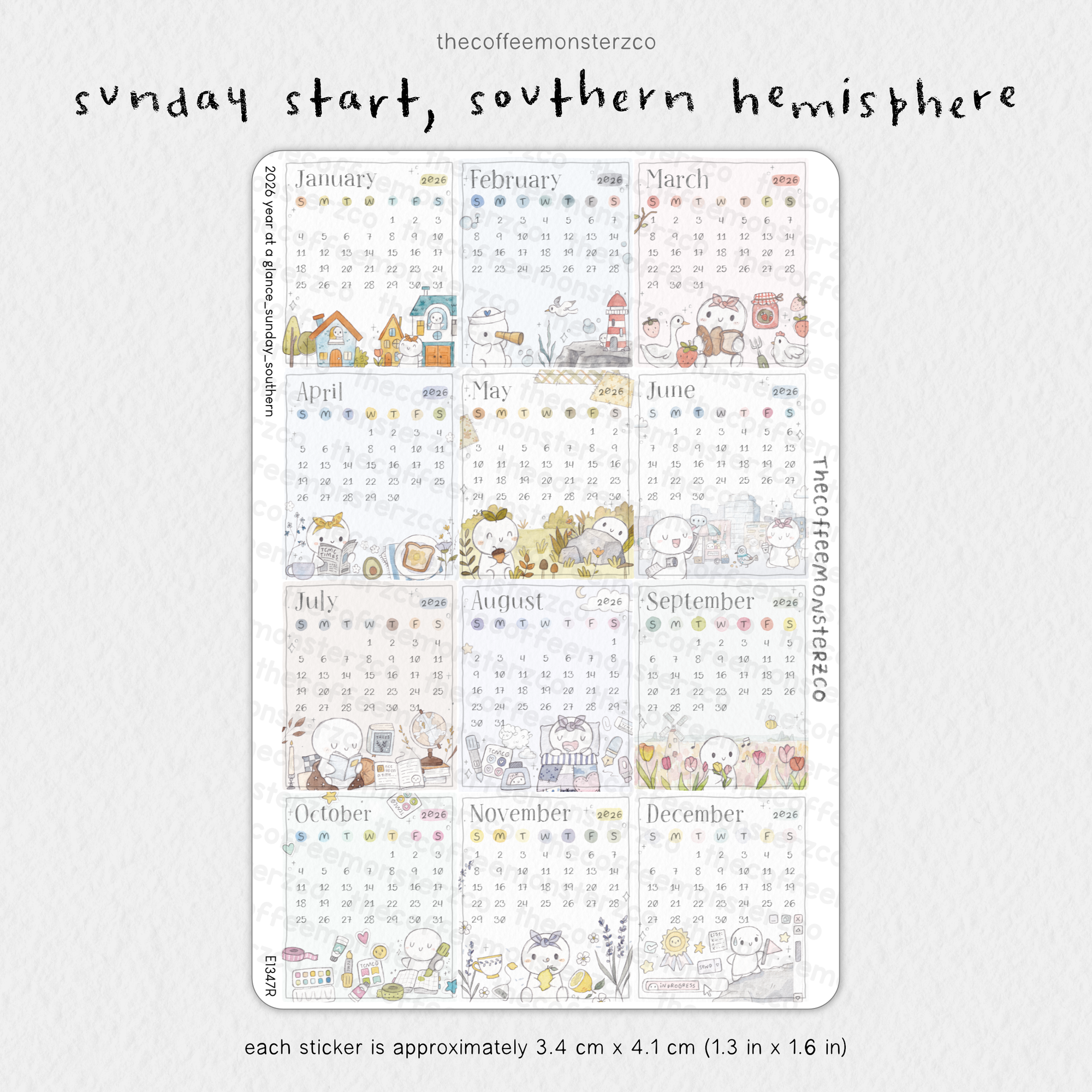 2026 Year At A Glance