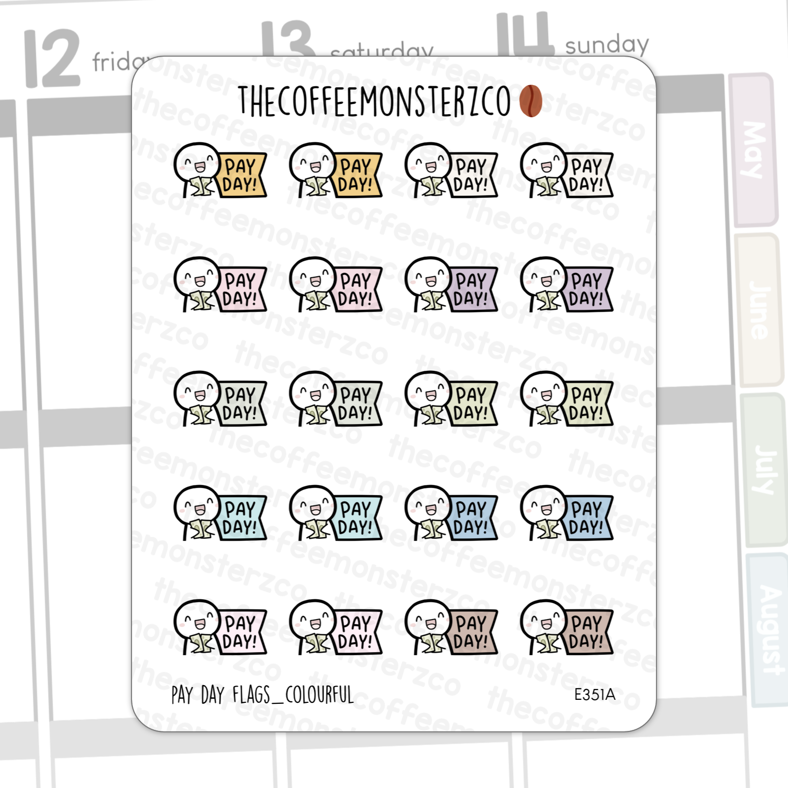 Pay Day Flag Emotis (REFORMAT)