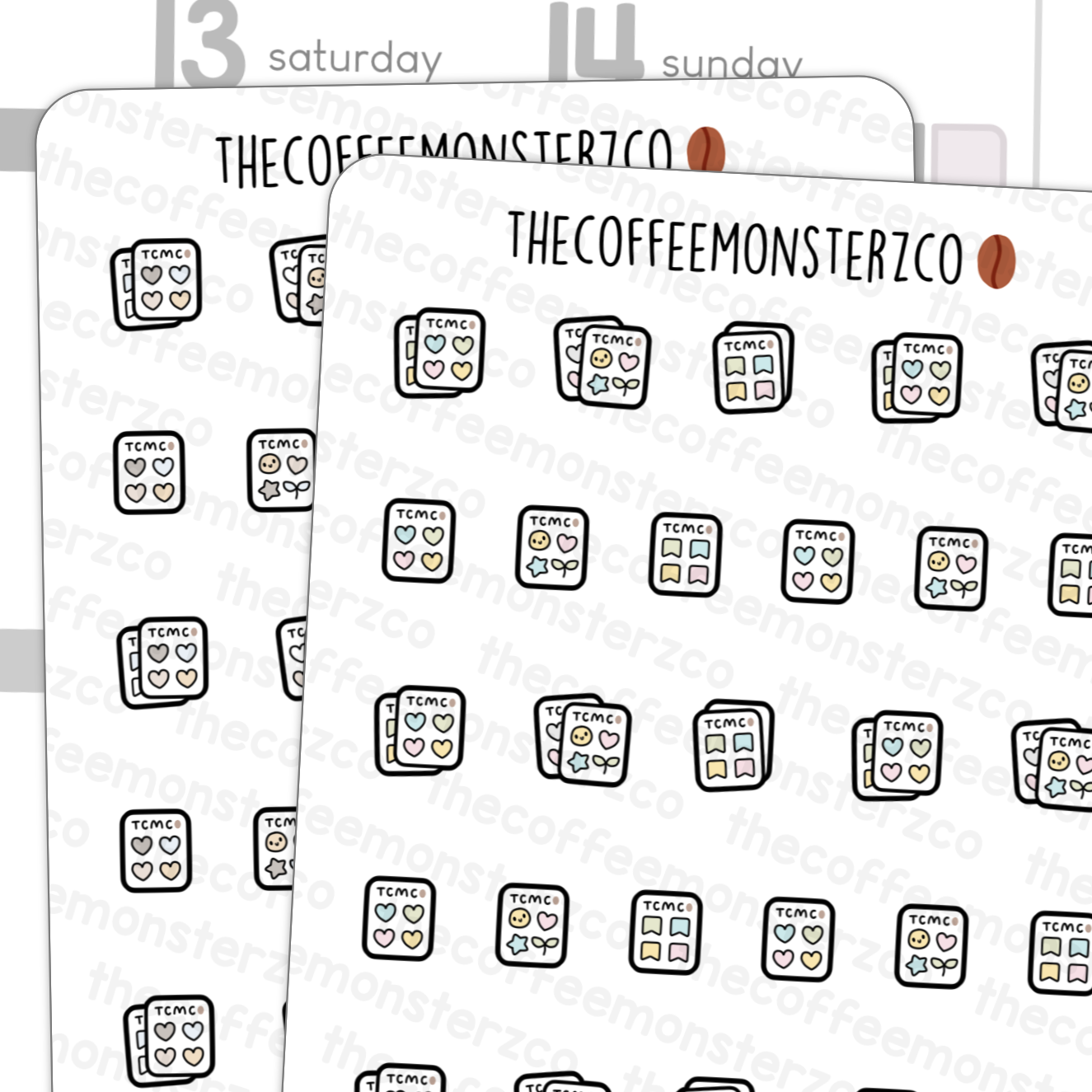 Sticker Sheet Doodles