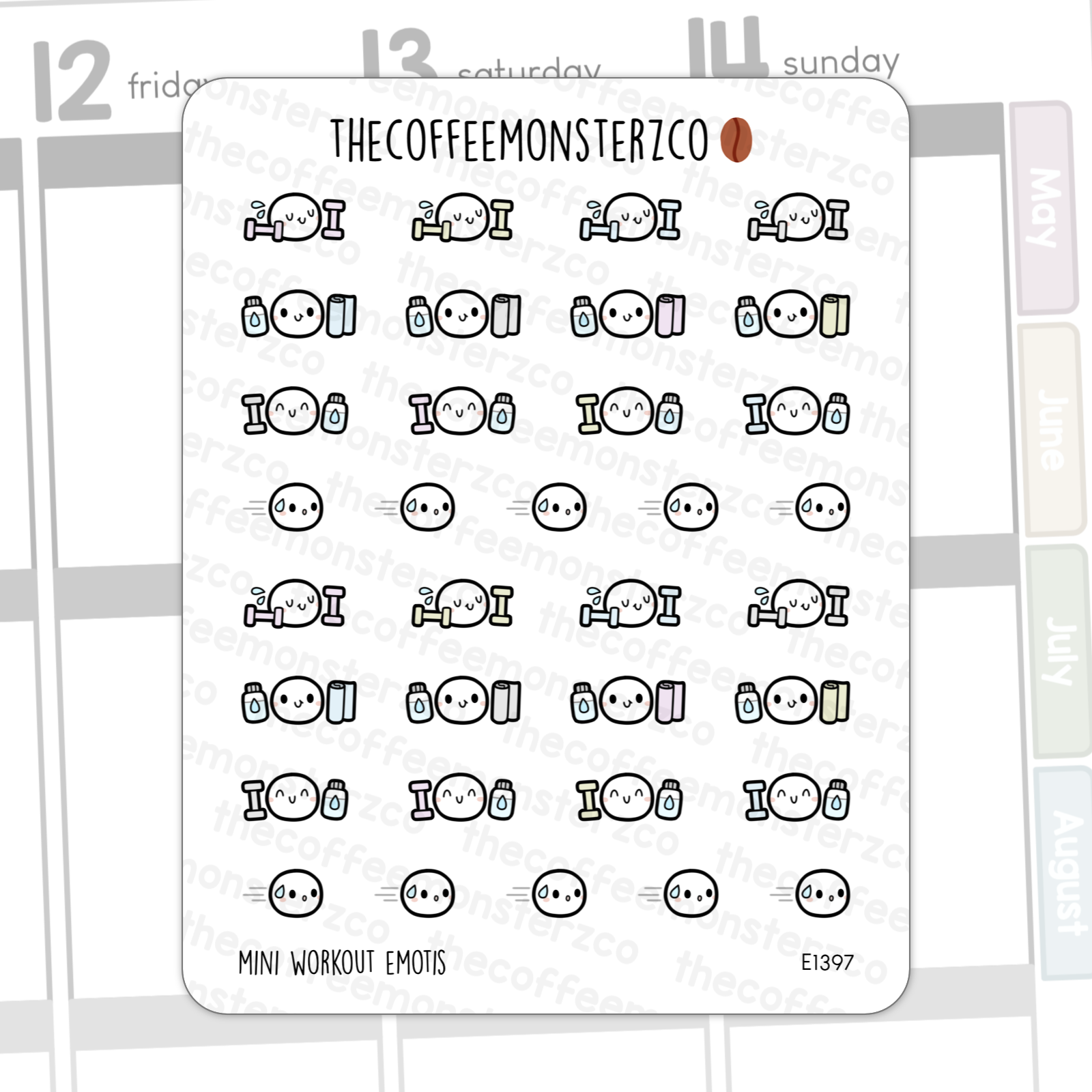Mini Workout Emotis