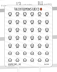 Bean Sampler Full Sheets - Negative Days