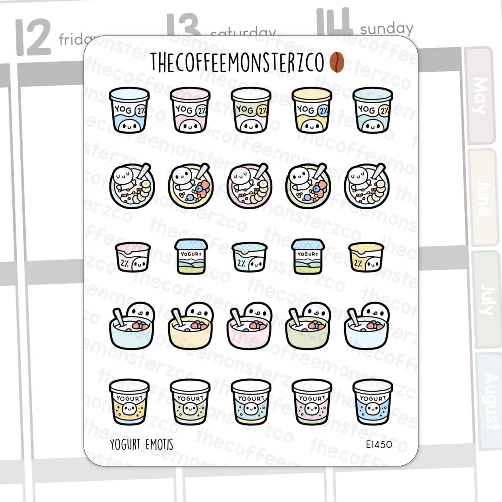 Yogurt Emotis