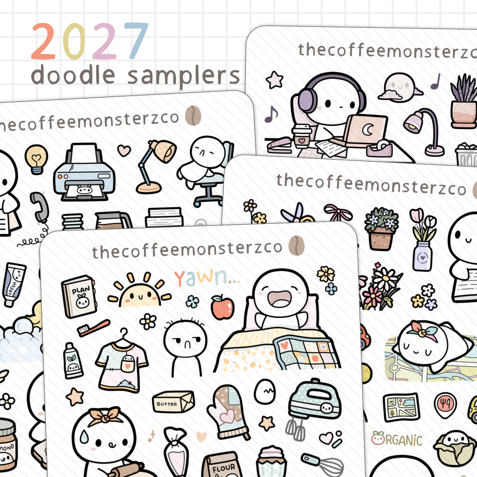 2027 Large Doodle Sampler