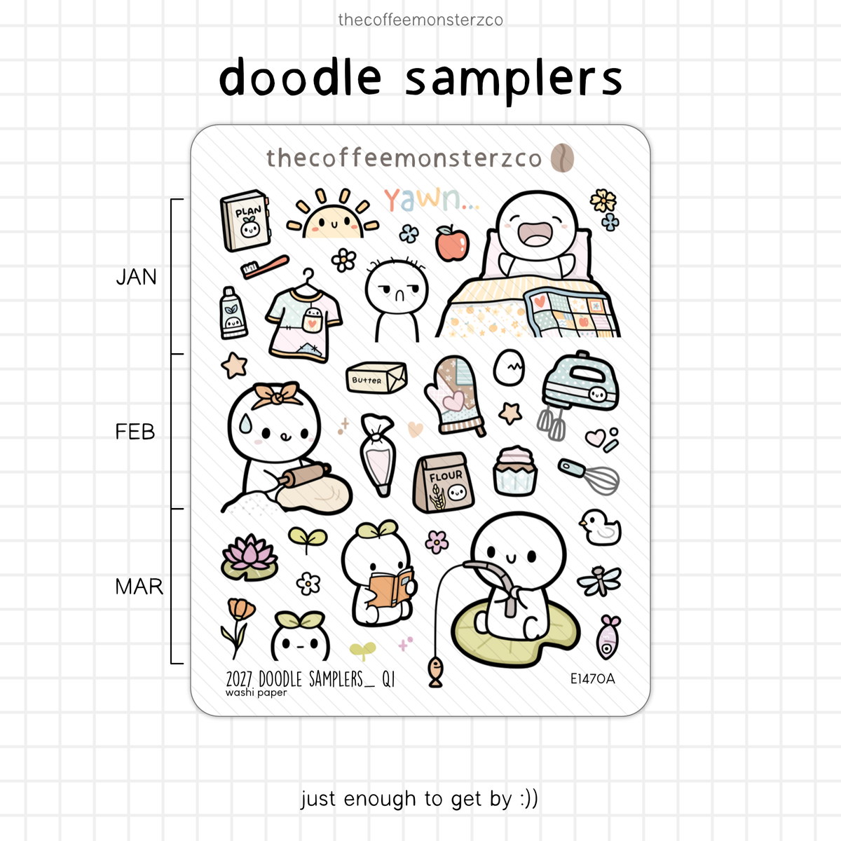 2027 Large Doodle Sampler