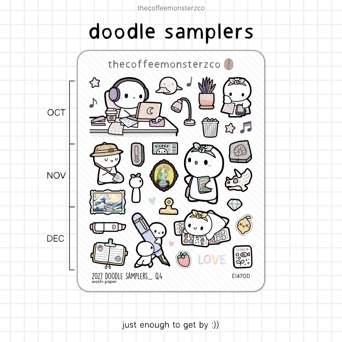 2027 Large Doodle Sampler