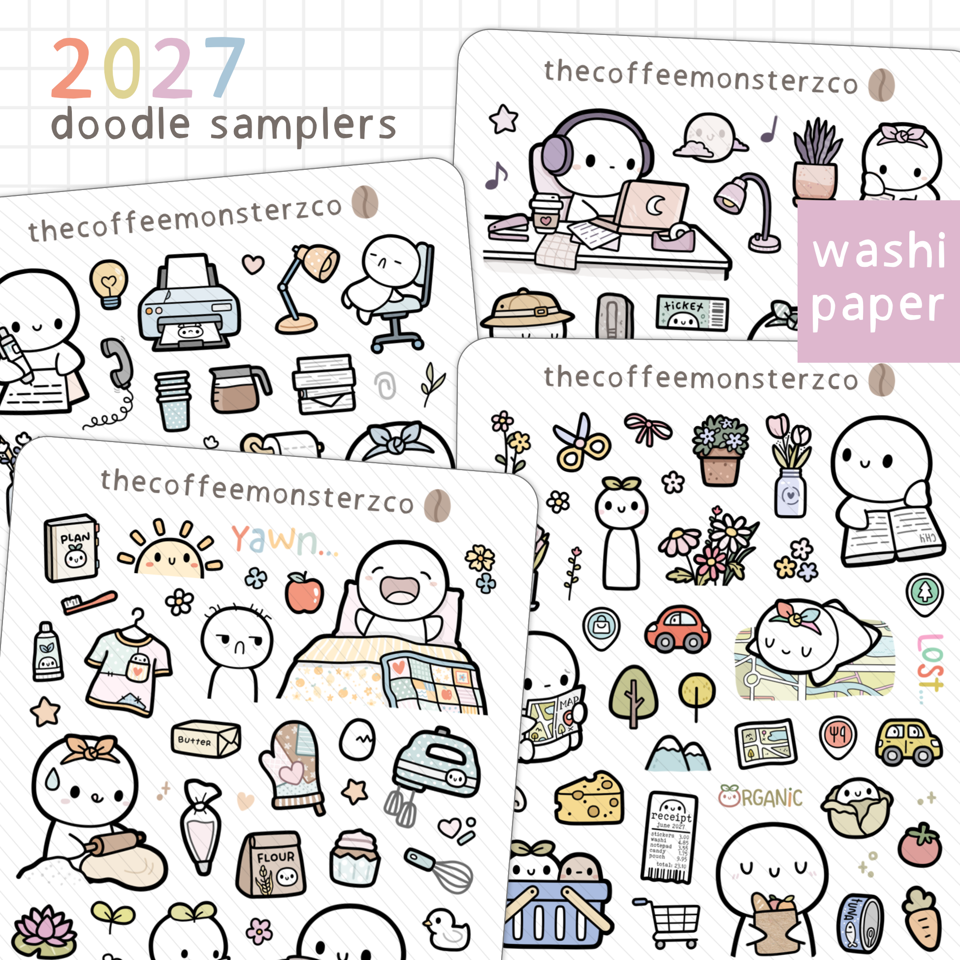 2027 Large Doodle Sampler