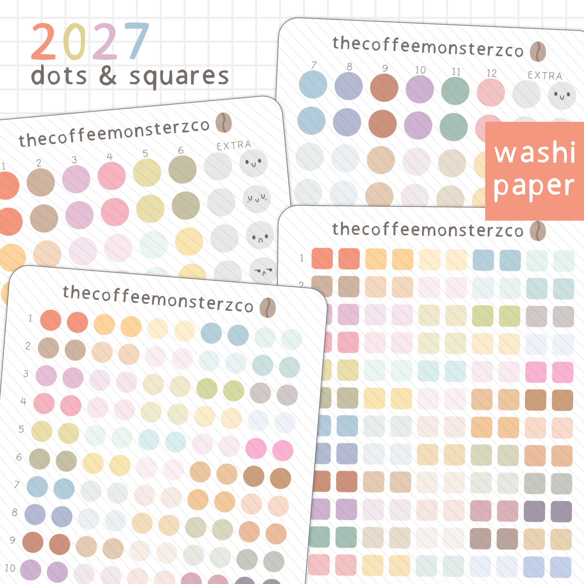 2027 Dots & Squares