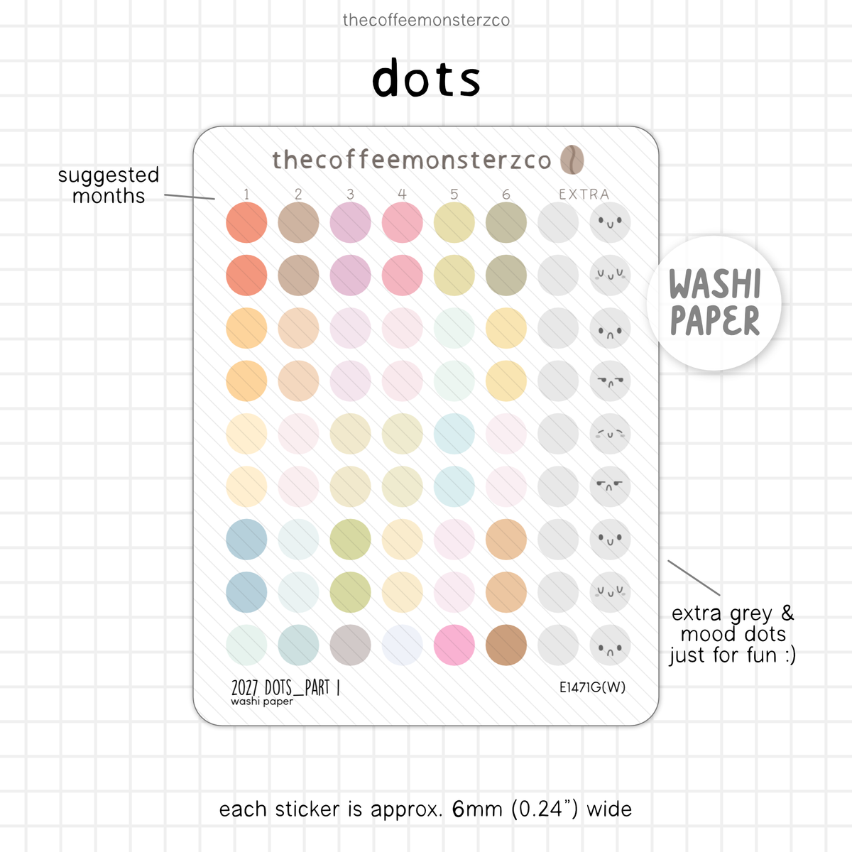 2027 Dots & Squares