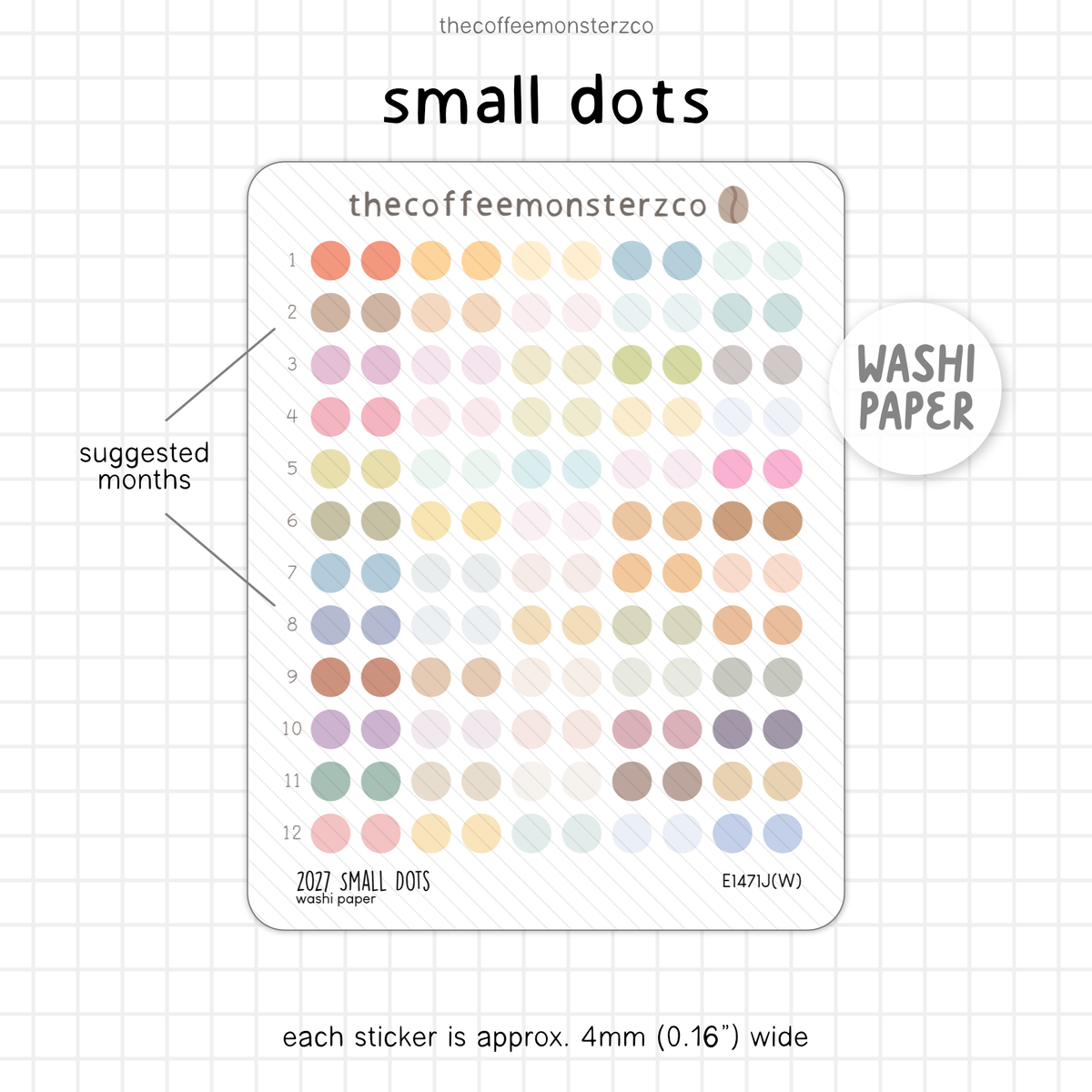 2027 Dots & Squares