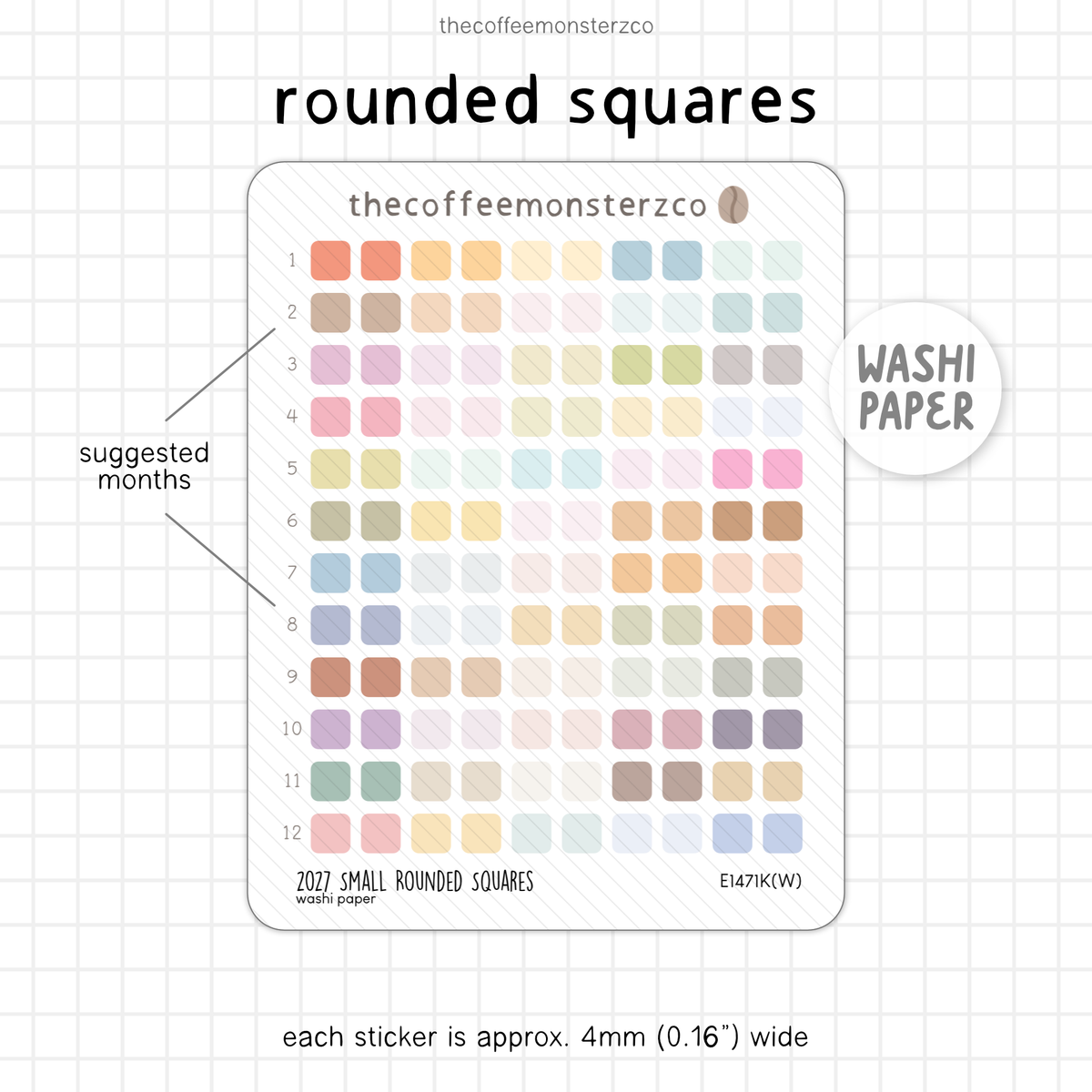 2027 Dots & Squares