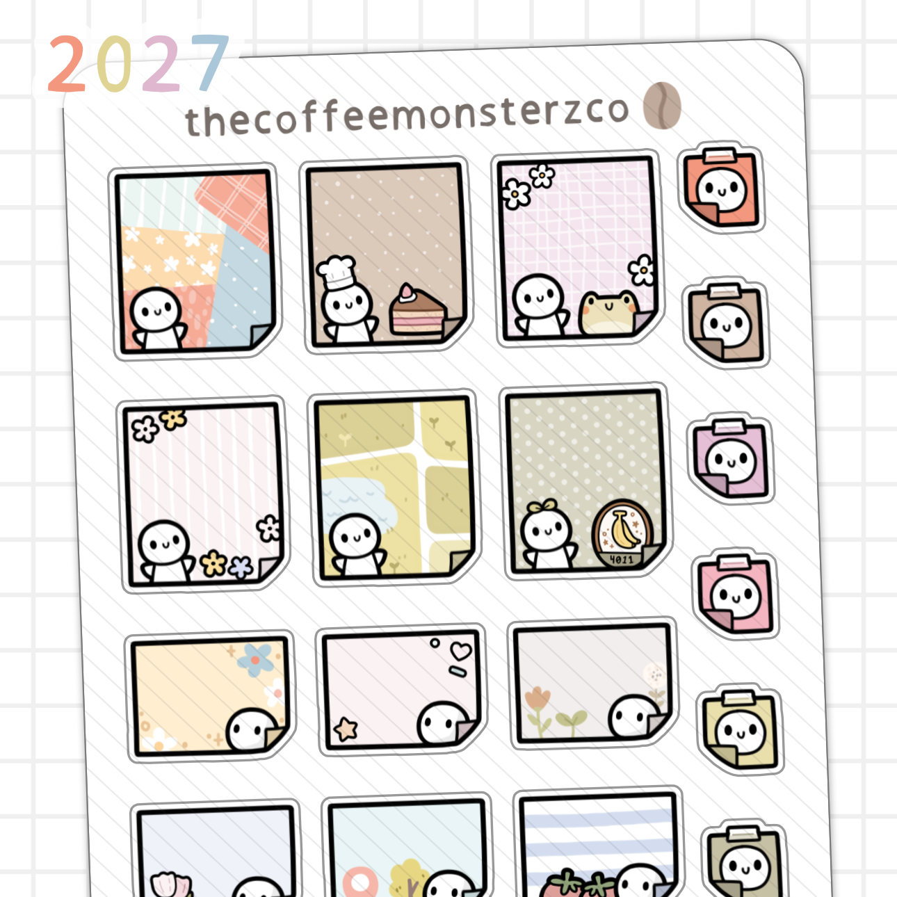 2027 Small Sticky Notes