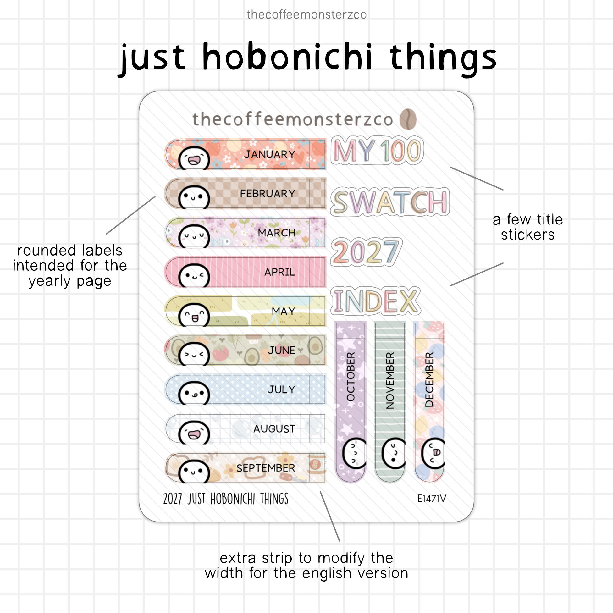 2027 Just Hobonichi Things