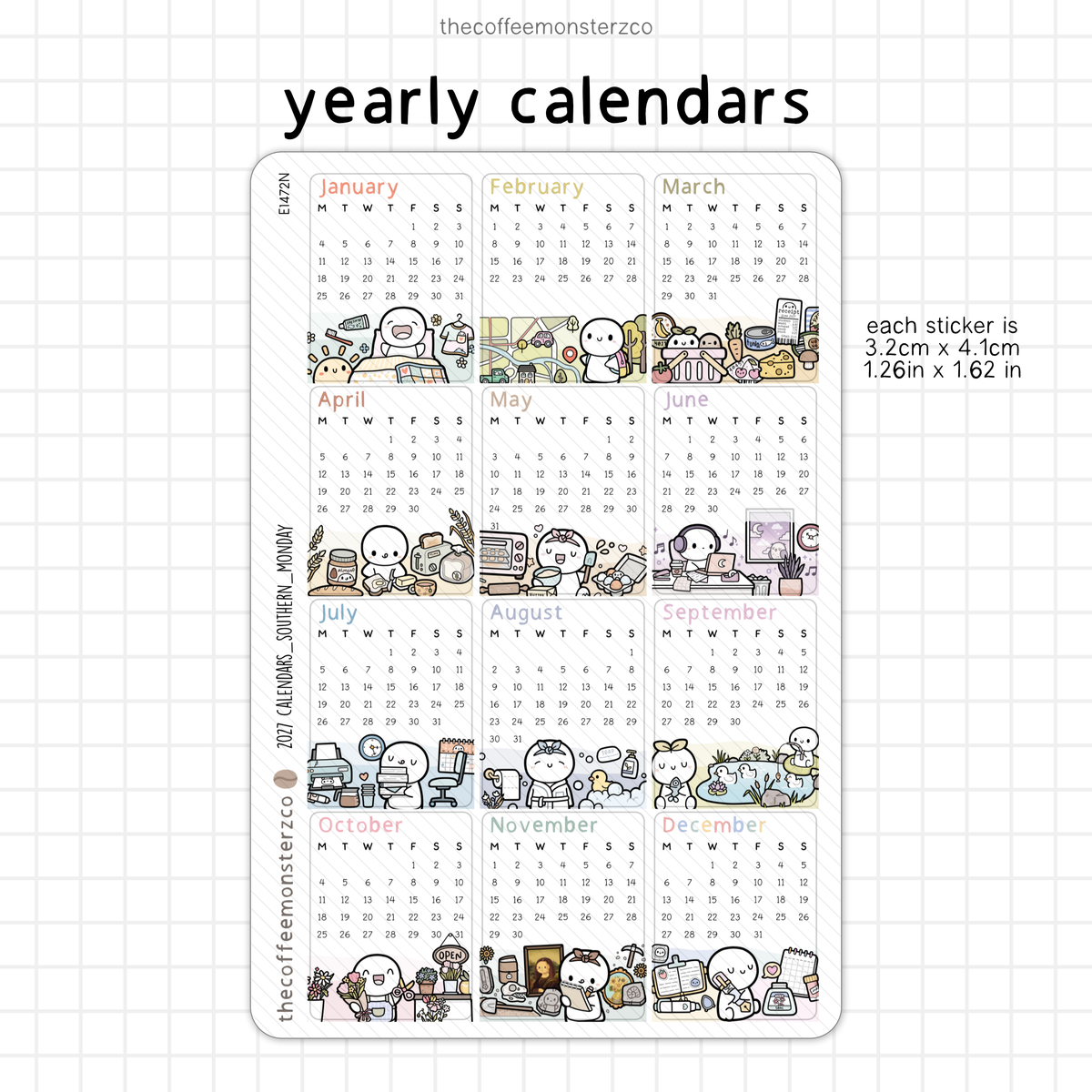 2027 Yearly Calendars
