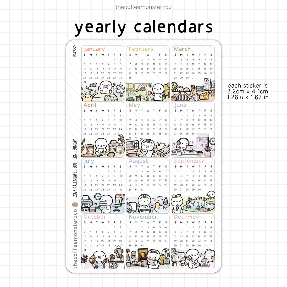 2027 Yearly Calendars
