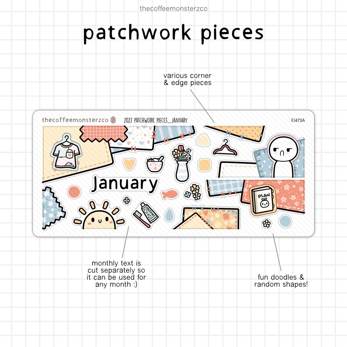 2027 Patchwork Pieces