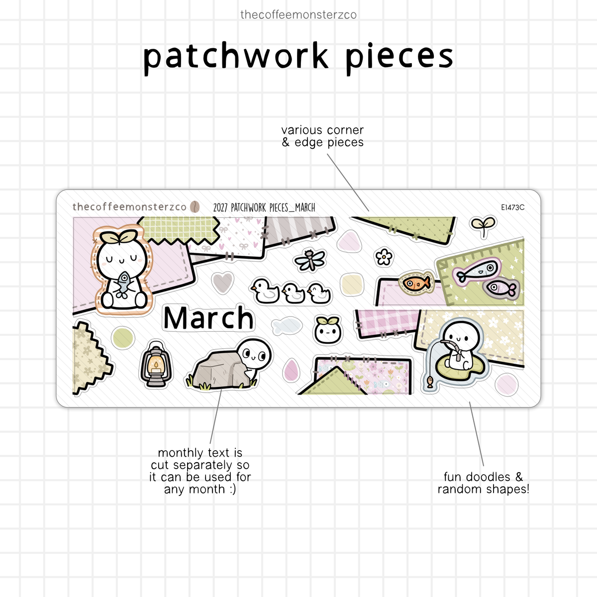 2027 Patchwork Pieces