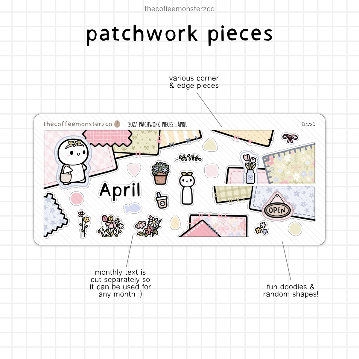 2027 Patchwork Pieces